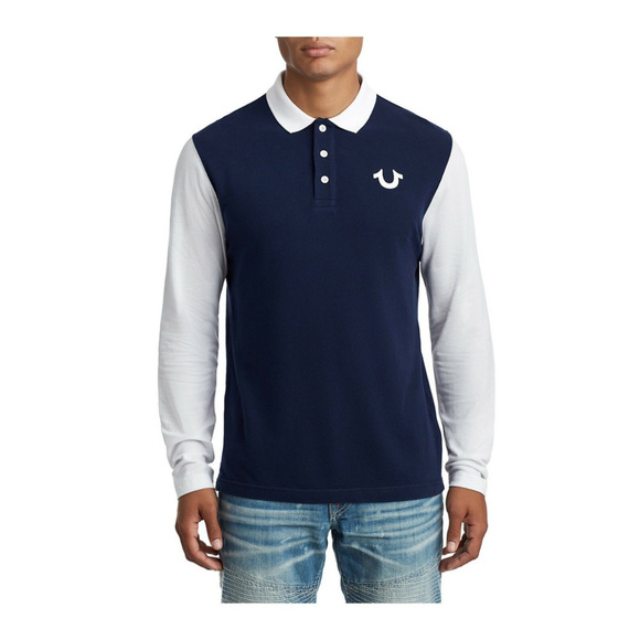 true religion long sleeve polo